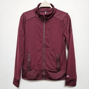 Alo Yoga Jacket Womens Maroon S